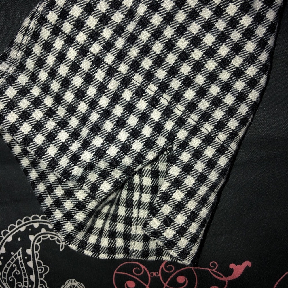 Luna chix fitted checked pants